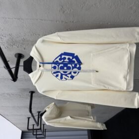 Lv letter print hooded sweatshirt