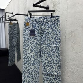 Lv jacquard workwear jeans