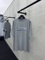 Balenciaga Luxury Script Embroidered Monogram Short Sleeve