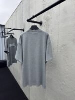 Balenciaga Luxury Script Embroidered Monogram Short Sleeve - 图片 2