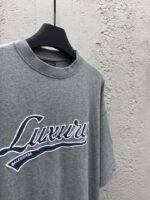 Balenciaga Luxury Script Embroidered Monogram Short Sleeve - 图片 8