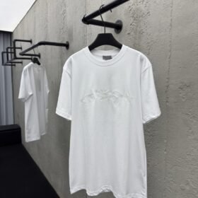 Dior Co-Branded Plain Knit Short Sleeve T-Shirt 1