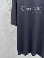 Dior Alphabet Printed Washed And Rubbed Short Sleeve 1 - 图片 6