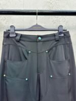 Lv Wool Halo Button Pants - 图片 3