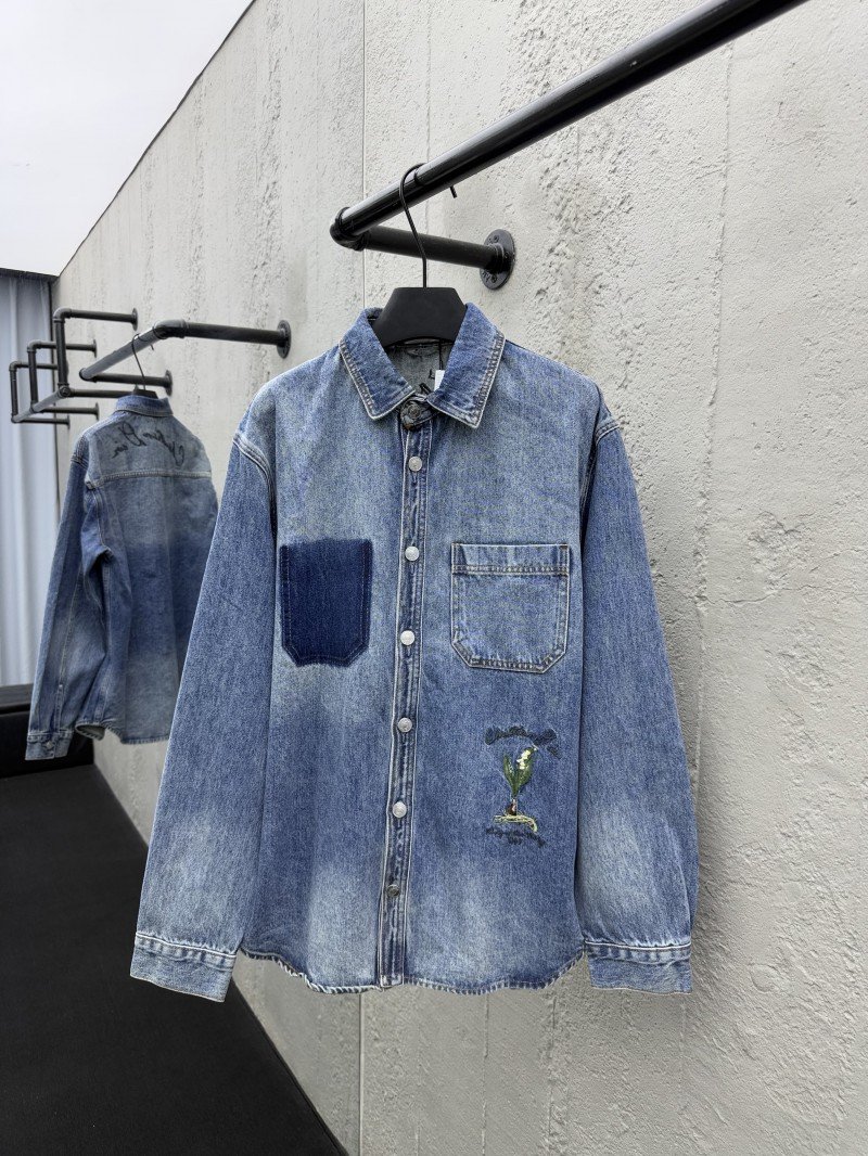 wsxc1754538994385_0.jpg Dior Embroidered Denim Jacket - 图片 1