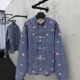 Lv Hickory Cherry Blossom Rhinestone Jacket