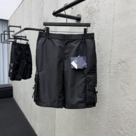 Prada Workwear Pocket Triangle Label Shorts
