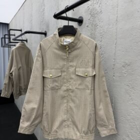 Miu Miu Plaid Belted Jacket
