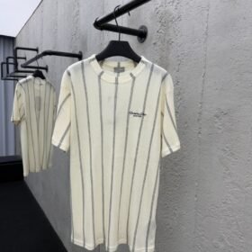 Dior Linen Blend Loose Short Sleeve