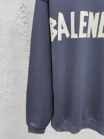 Balenciaga Gum Tape Alphabet Logo Print Round Neck Long Sleeve - 图片 6