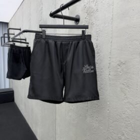 Lv x Nigo Co-branded Printed Silk Shorts