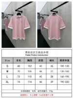 Prada Plain Knit False Two Piece Short Sleeve Polo Shirt 1 - 图片 10