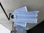 Prada Plain Knit False Two Piece Short Sleeve Polo Shirt 2