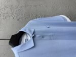 Prada Plain Knit False Two Piece Short Sleeve Polo Shirt 2 - 图片 8