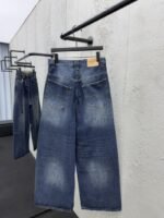 Balenciaga Jeans Embroidered Denim Pants - 图片 2