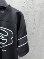 Balenciaga Fw25 Letter Print Crew Neck Pullover Short Sleeve T-Shirt 2 - 图片 5