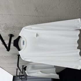 Prada washed powder label long sleeves
