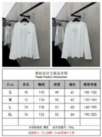 Prada washed powder label long sleeves - 图片 10