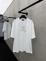 Balenciaga Angel Embroidered Short-Sleeved T-Shirt 2