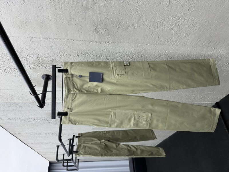 wsxc1754885652188_0.jpg LV Solid Color Letter Embroidery Casual Workwear Pants 2 - 图片 1
