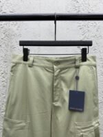 LV Solid Color Letter Embroidery Casual Workwear Pants 2 - 图片 3