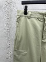 LV Solid Color Letter Embroidery Casual Workwear Pants 2 - 图片 4