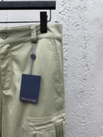 LV Solid Color Letter Embroidery Casual Workwear Pants 2 - 图片 5