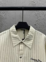 Dior Herringbone Striped Embroidered Shirt - 图片 3