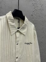 Dior Herringbone Striped Embroidered Shirt - 图片 8