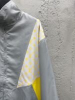 LV Color-blocked High-neck Zipper Jacket Coat - 图片 5