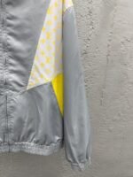 LV Color-blocked High-neck Zipper Jacket Coat - 图片 7