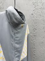 LV Color-blocked High-neck Zipper Jacket Coat - 图片 8