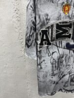 Balenciaga Graffiti Print Letter Label Round Neck Short Sleeve - 图片 5