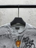 Balenciaga Graffiti Print Letter Label Round Neck Short Sleeve - 图片 6