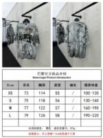 Balenciaga Graffiti Print Letter Label Round Neck Short Sleeve - 图片 10