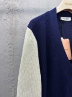 Miu Miu Wool Blend Patchwork Knitted Cardigan - 图片 4