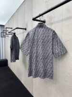 Fendi Full-print FF lettering denim shirt - 图片 2