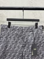 Fendi Full Print FF Denim Shorts - 图片 3