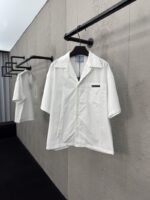 Prada Pocket Logo Short Sleeve Shirt