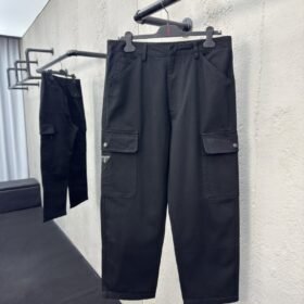 Prada Pocket Triangle Logo Trousers