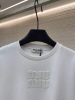 Miu Miu Embroidered Burnout Logo Long Sleeve 1 - 图片 3