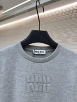Miu Miu Embroidered Burnout Logo Long Sleeve 3 - 图片 3