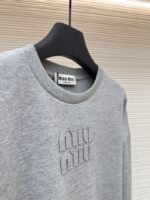 Miu Miu Embroidered Burnout Logo Long Sleeve 3 - 图片 8