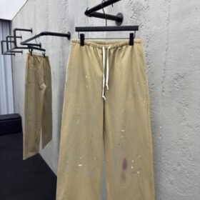 Maison Margiela Splatter-Print Casual Pants