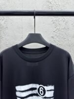 Maison Margiela Label Print Short-Sleeve T-Shirt - 图片 3