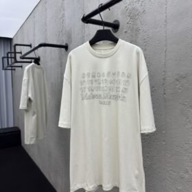 Maison Margiela Micro-Logo Stitching Decorated Short-Sleeve T-Shirt