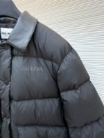 Miu Miu Printed Leather Collar Down Jacket - 图片 5