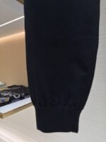 LV Letter Print Elastic Waist Knit Sweatpants - 图片 6