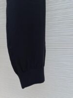 LV Letter Print Elastic Waist Knit Sweatpants - 图片 7