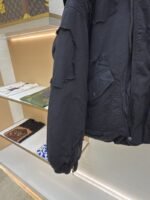 Balenciaga Heavy-Duty Distressed Washed Bomber Jacket - 图片 6